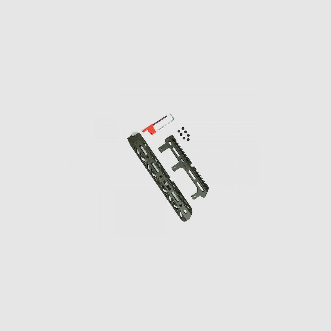 KPYK Medium AK M-LOK Handschutz mit langem Gasrohrcover CRC 1U020B OD Green