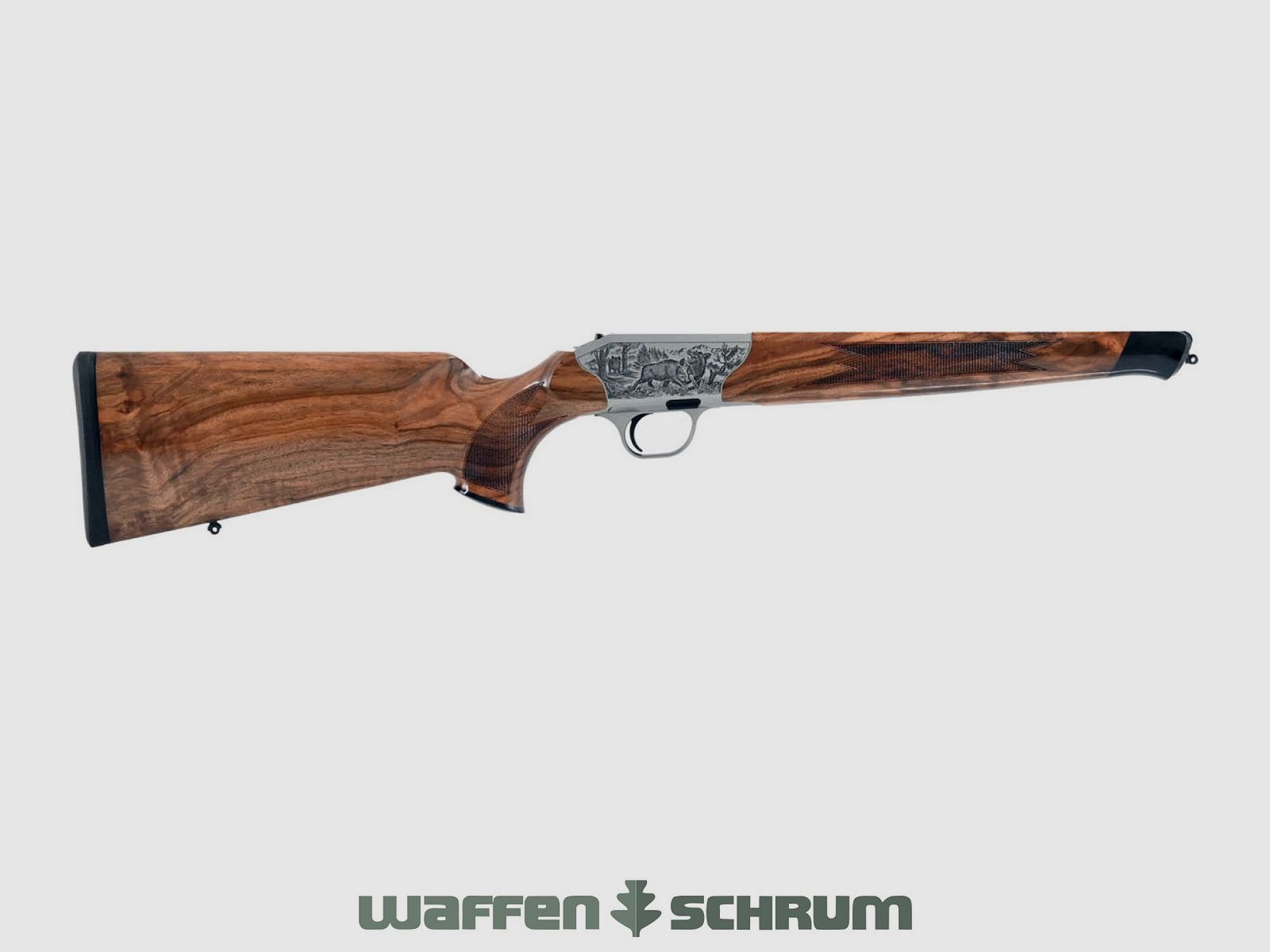Sistema Blaser R8 Luxus SHK:4 / Grabado a la izquierda: jabalí a la derecha & ciervo a la izquierda