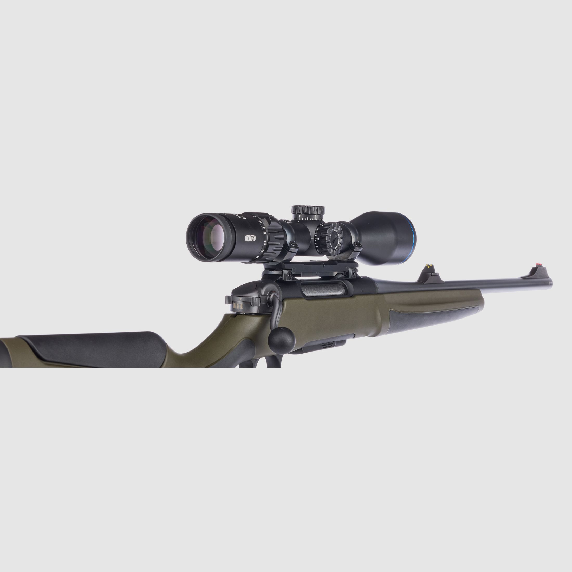 Oferta completa Haenel NXT Composite con MeoHunterR5 3-15x50 SFP, cal. .30-06 Spr.