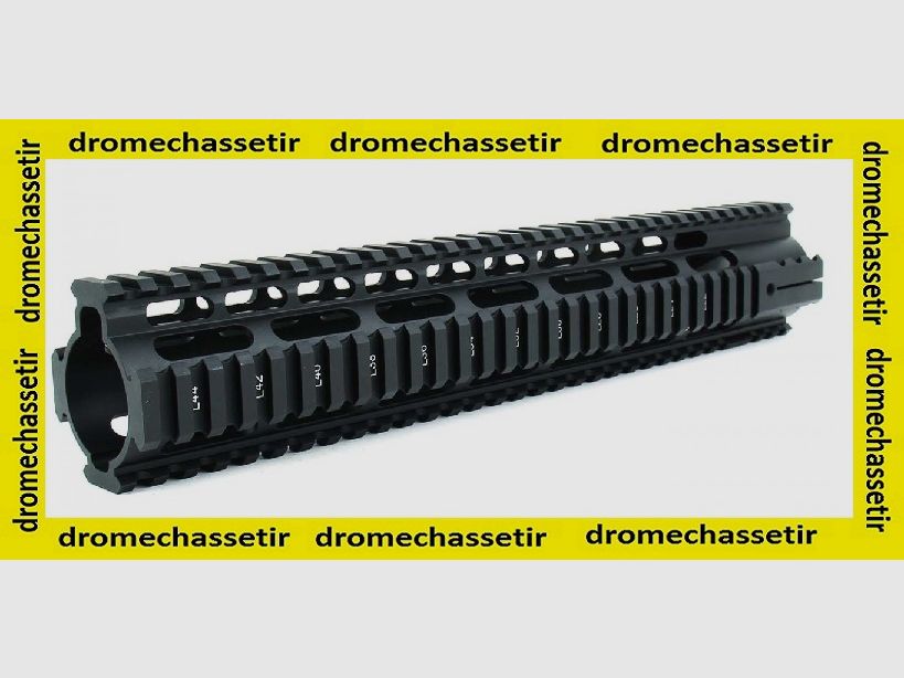 Schwebender Handguard 15 Zoll mit 4 Picatinny-Schienen für AR15, M4, Schwarz
