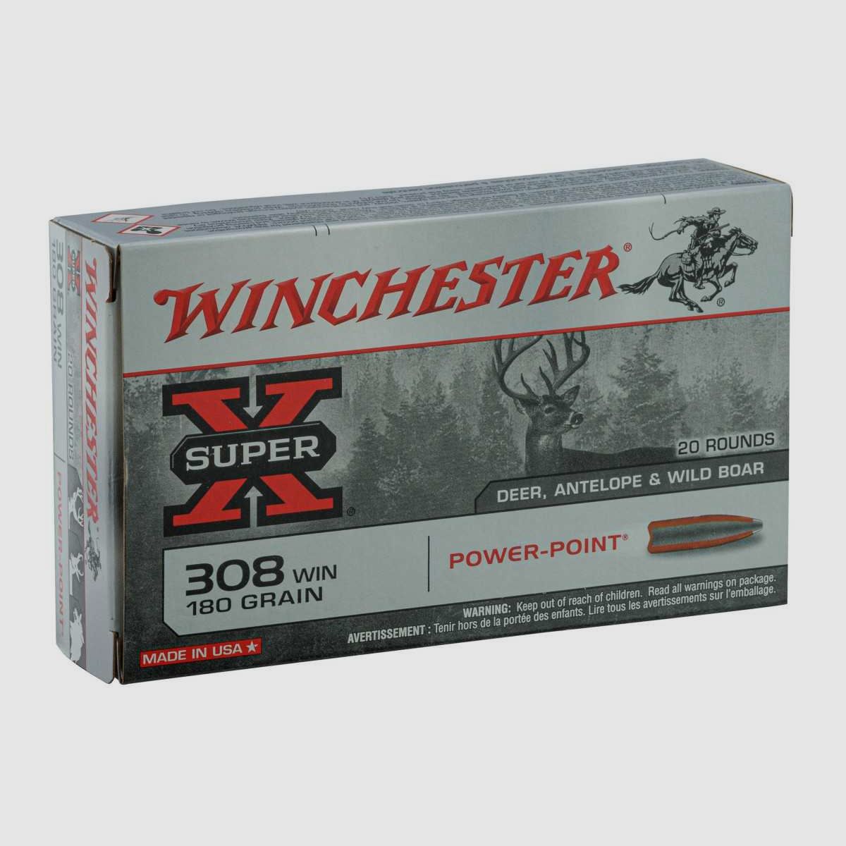 Winchester Copper Impact Extreme Point .308 Winchester 150 gr / 9,7 g - Balle Extreme Point bleifrei, Bild 3 von 9