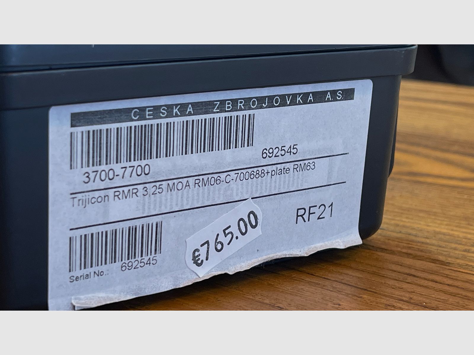 Trijicon RMR® Red-Dot 3,25 MOA "Sonderpreis- Wenn weg dann weg !"