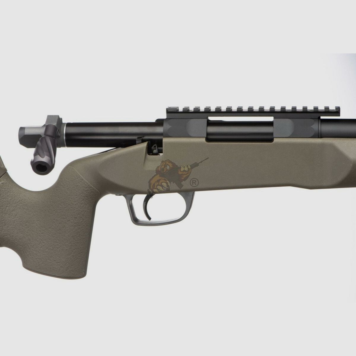 Rifle de francotirador de cerrojo MLC-338 Edición Deluxe 130m/s libre a partir de 18 años -F- | Maple Leaf Oliva