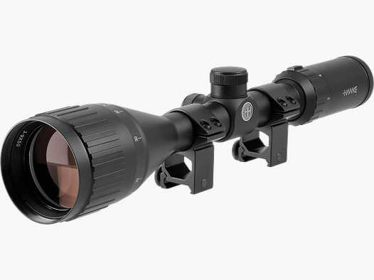 HAWKE Zielfernrohr Fast Mount 3-9x50 AO (Mil Dot) - 1/4 MOA – inkl. Montageringe Weaver/Picatinny