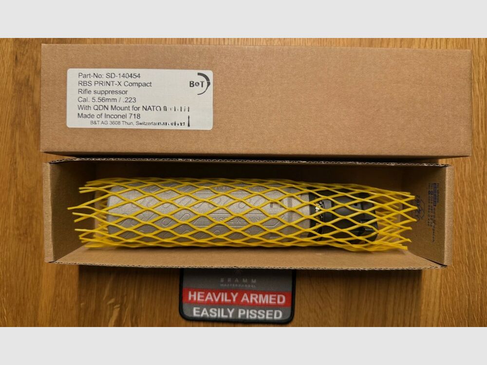 B&T AG Print-X RBS Compact, INCONEL .223 Remington, NATO