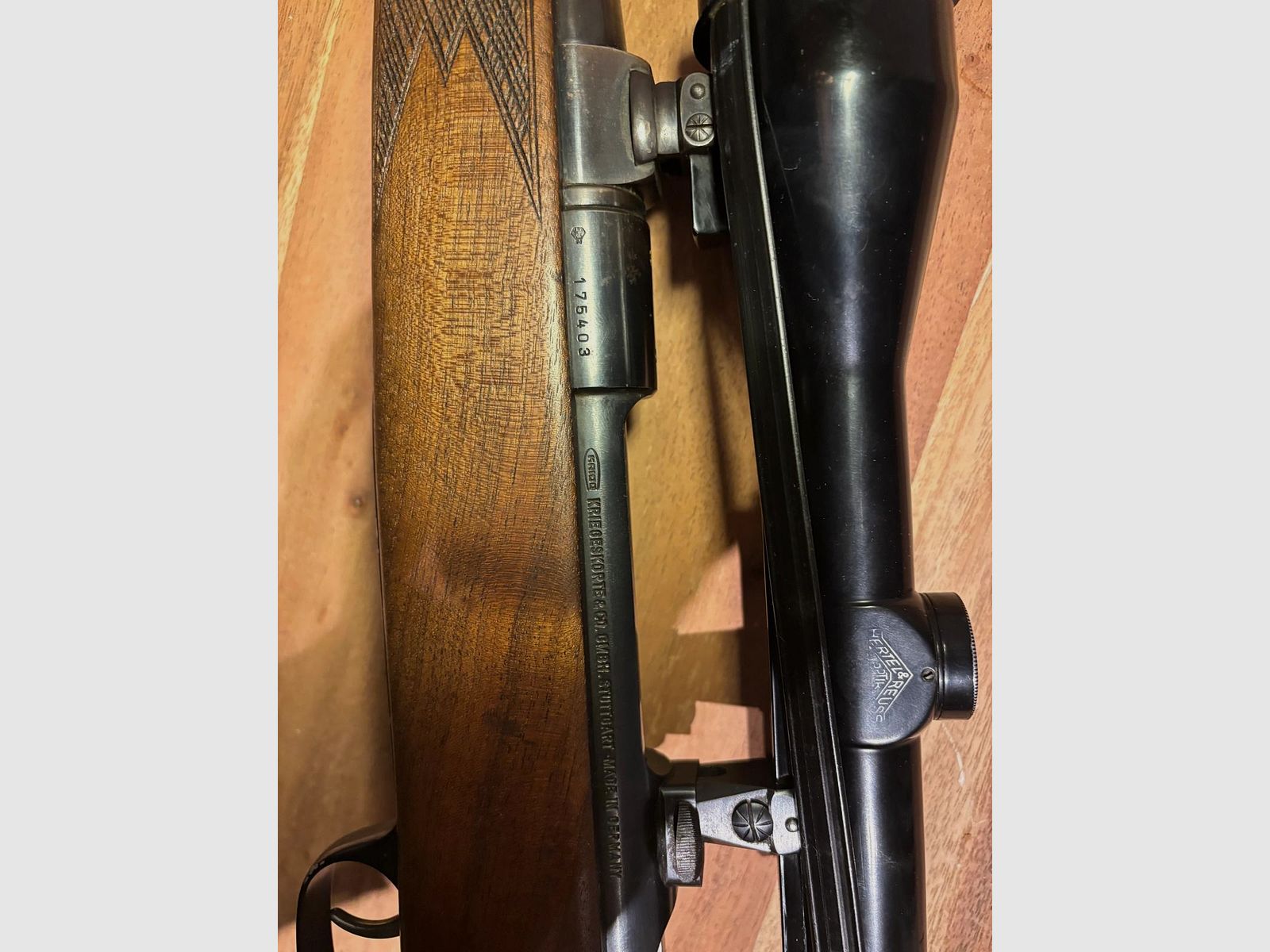Krico 700 repeating rifle 7x64 repeater + optics + magazine