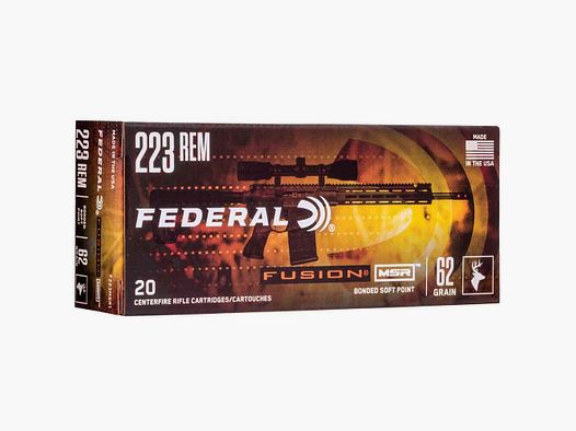 .223 Rem. Fusion MSR 62 grs. Federal Ammunition