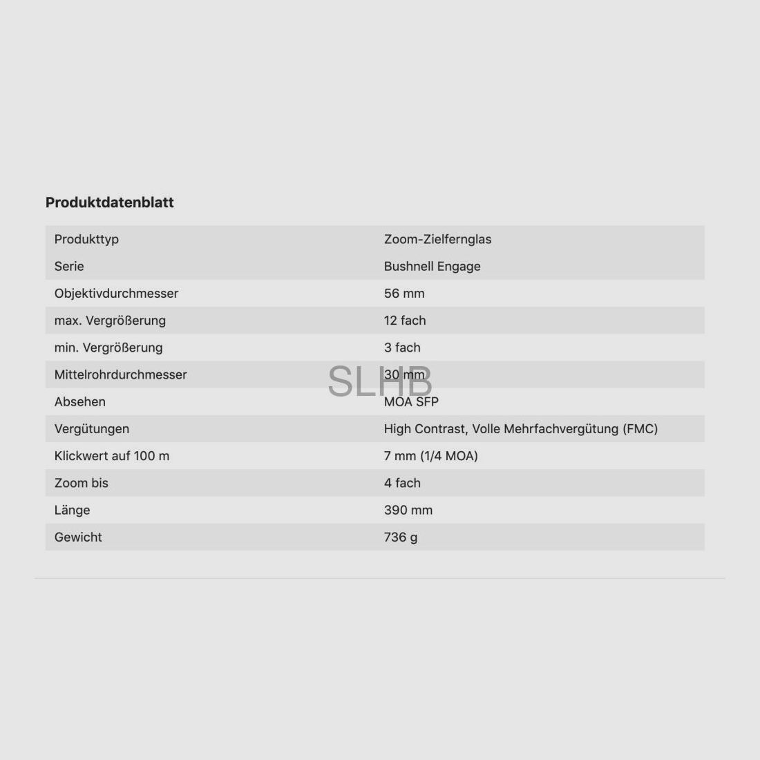 Bushnell Engage 3-12x56