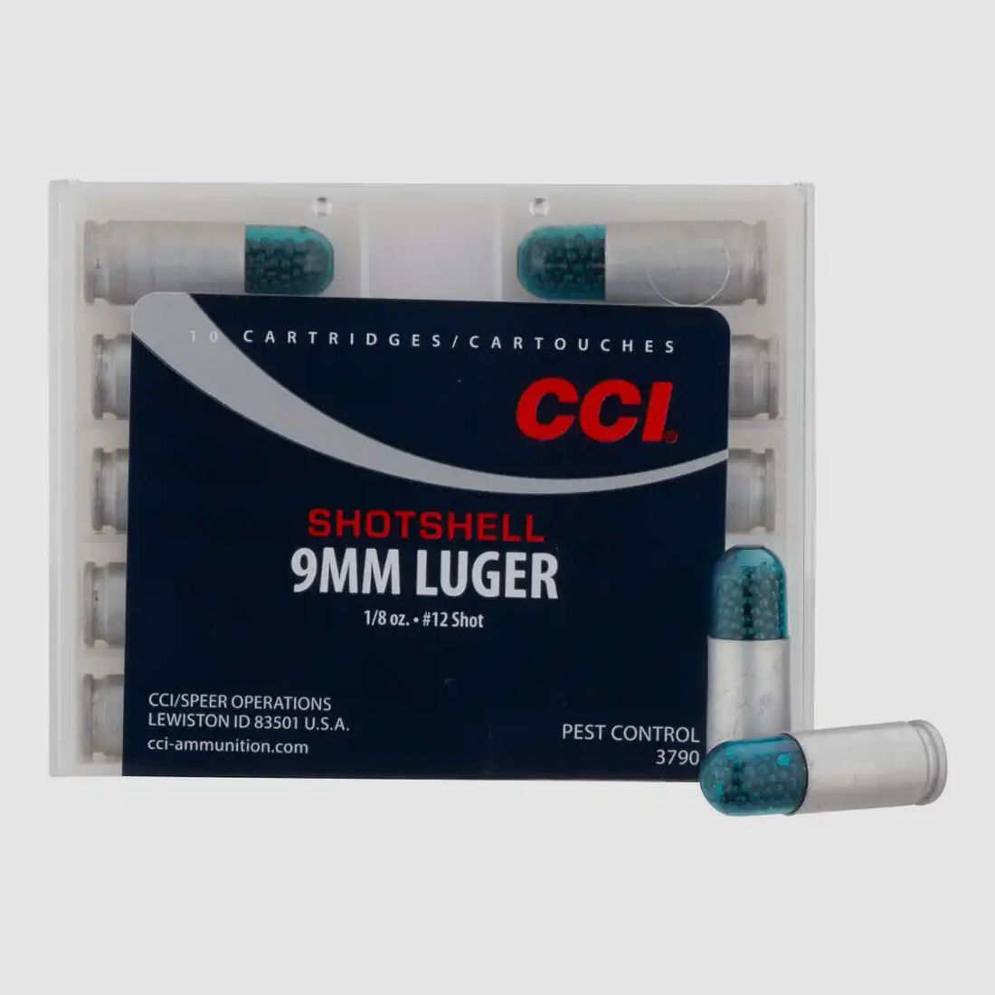 CCI SHOTSHELL #12 3,4g/53grs à10 9mmLuger