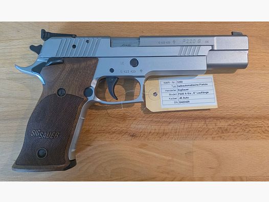 SigSauer P220S X-Six