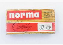 Cartuchos de pistola Norma 7,65mm Browning/.32ACP