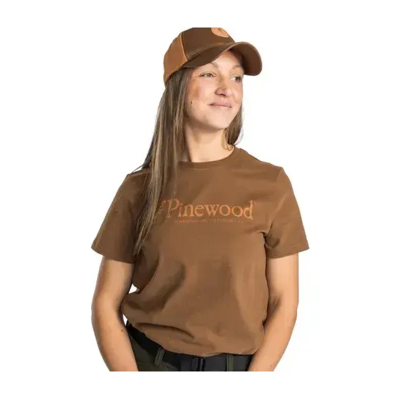 T-Shirt Pinewood Outdoor Life Damen Nougat, Bild 5 von 6