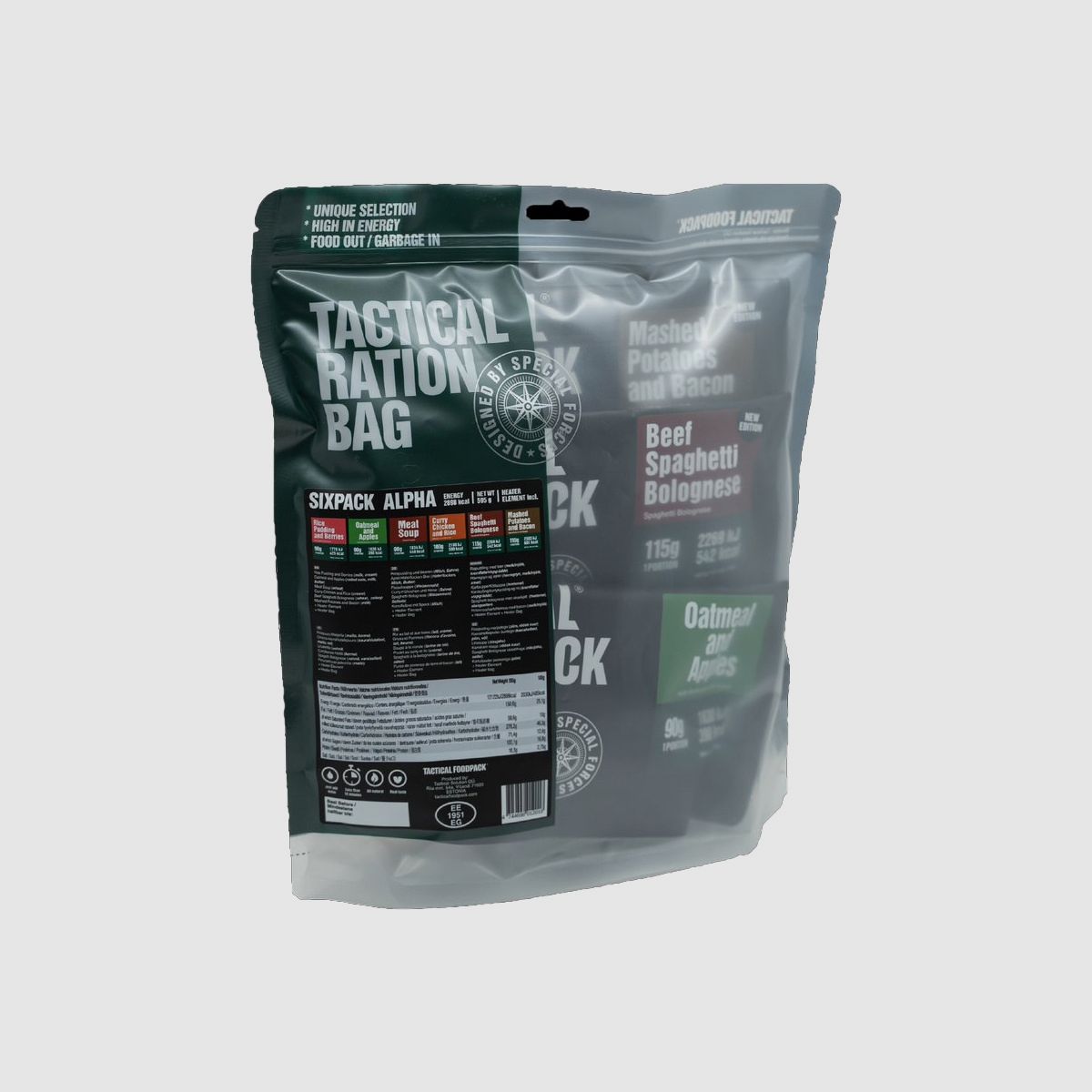 TACTICAL FOODPACK Sixpack ALPHA 595g