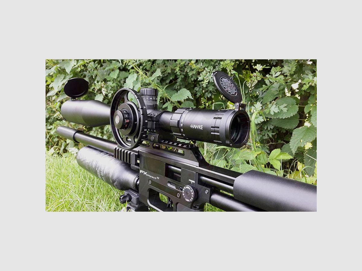 Richtkijkermontage Hawke Sidewinder + tweepoot voor PCP FX Impact X Sniper 7.62, afbeelding 4 van 6