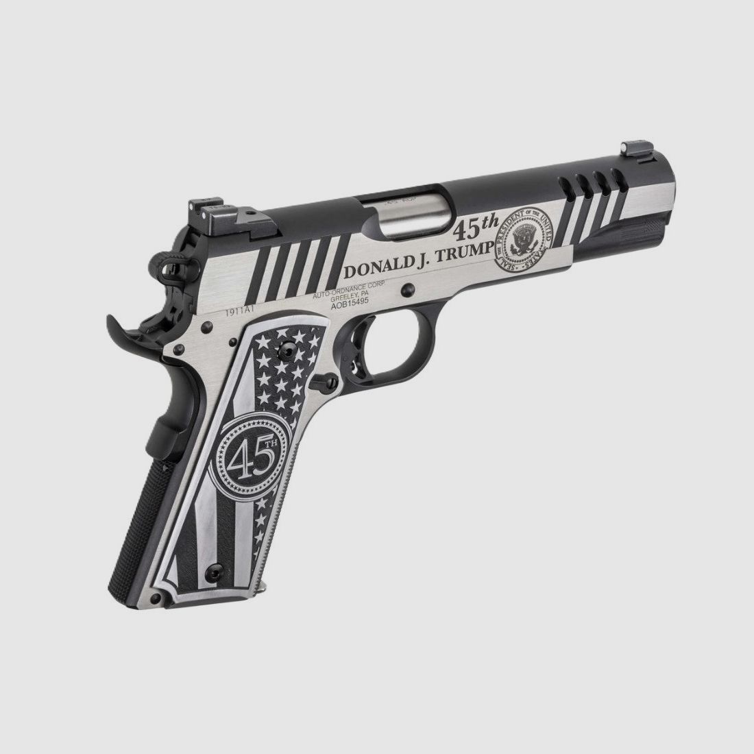 Auto-Ordnance 1911A1 Trump One 5″ .45 ACP