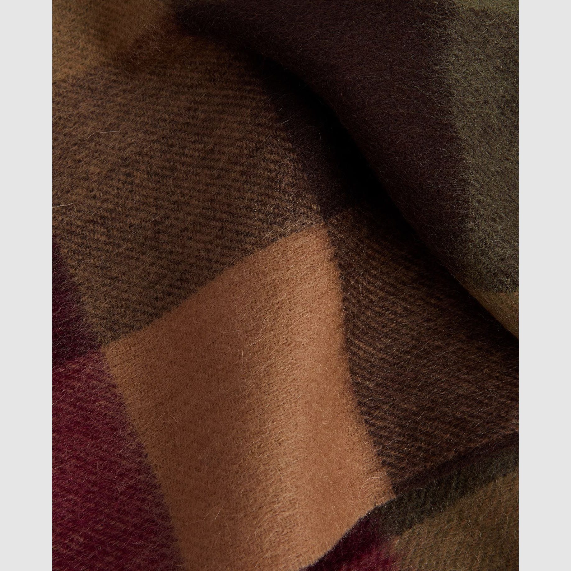 Barbour Large Tattersall Scarf made of Lambswool
