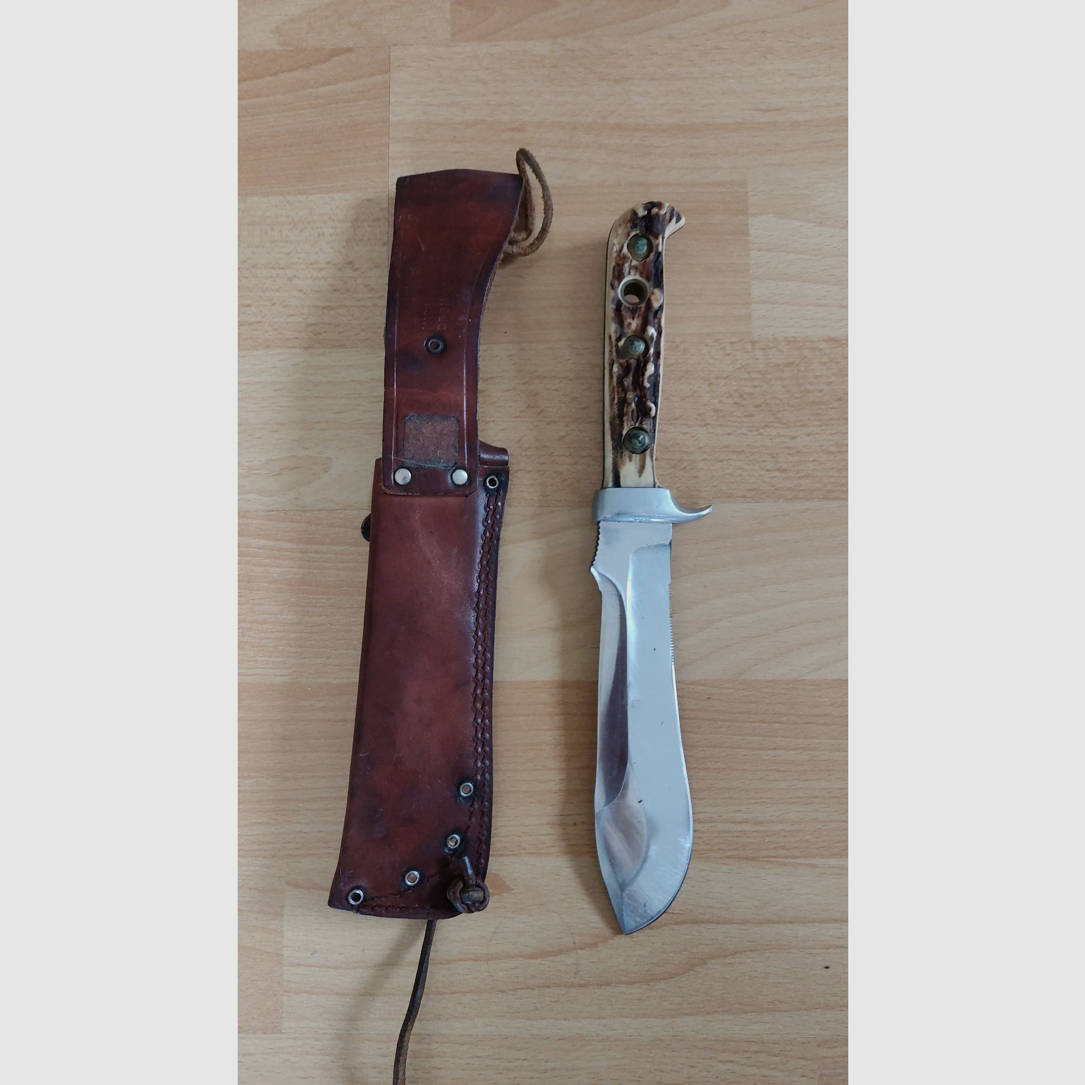 Puma Messer mit Lederscheide 