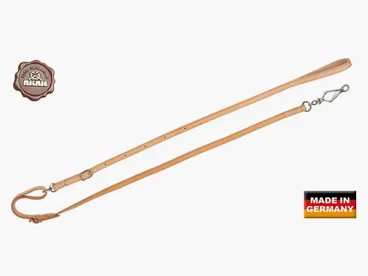 AKAH Shoulder Leash made of Fahl Leather 14 mm wide