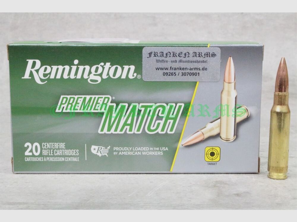 Remington Matchking BTHP .308 Win. 168gr 10,9g 20 Stück Staffelpreise
