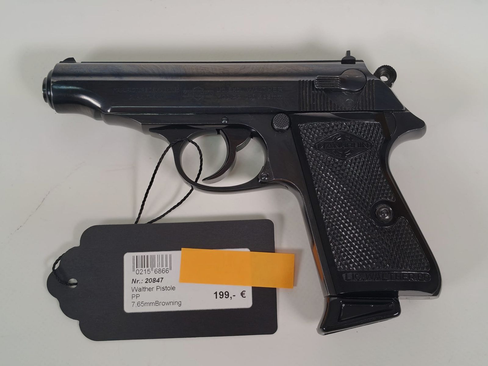 Manurhin Walther PP – 7,65 mm Browning – nahezu neuwertig