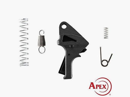 APEX TACTICAL SPECIALTIES INC SMITH & WESSON FLAT-FACED KITS APEX TACTICAL SPECIALTIES INC S&W SDVE FLAT FACED ACTION ENHANCEMENT KIT BLACK