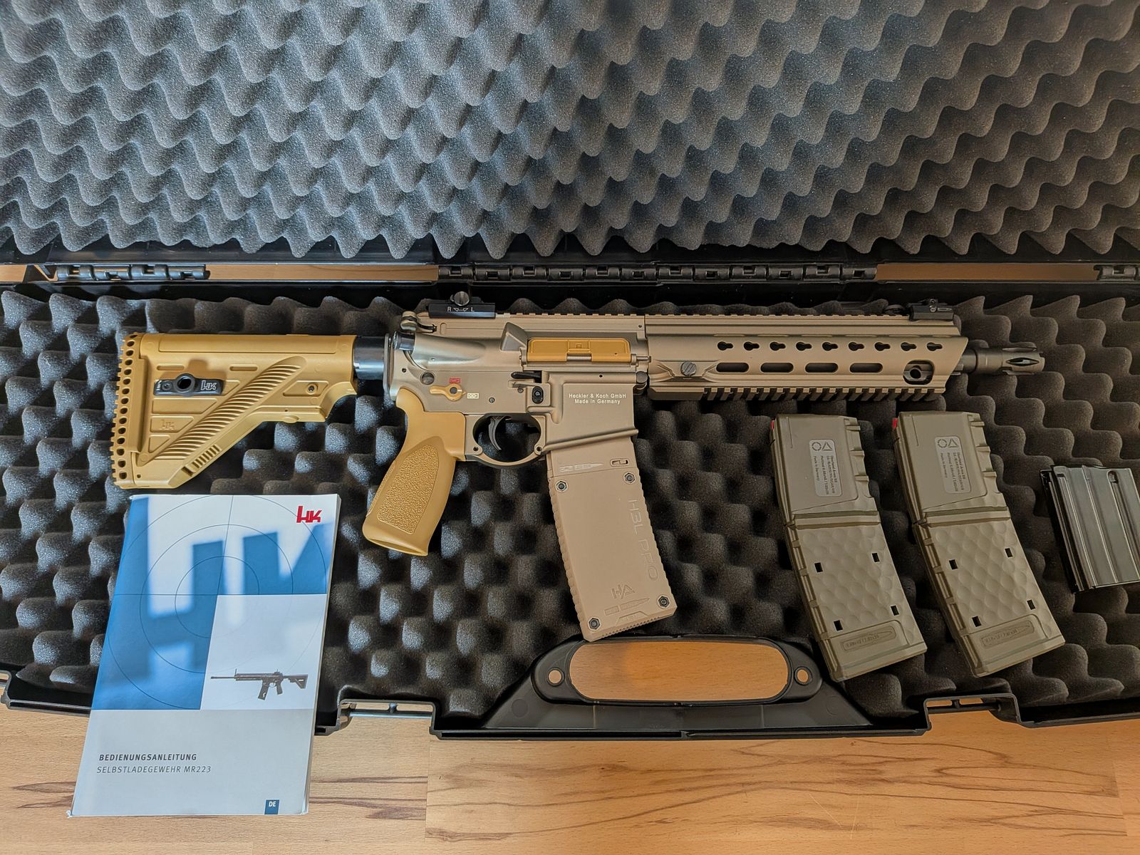 Heckler & Koch MR223 A3 Slimline 11", color sabbia