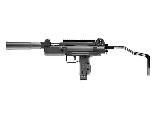Knicklauf Luftpistole IWI Mini UZI Federdruck Klappschaft Kaliber 4,5 mm (P18)