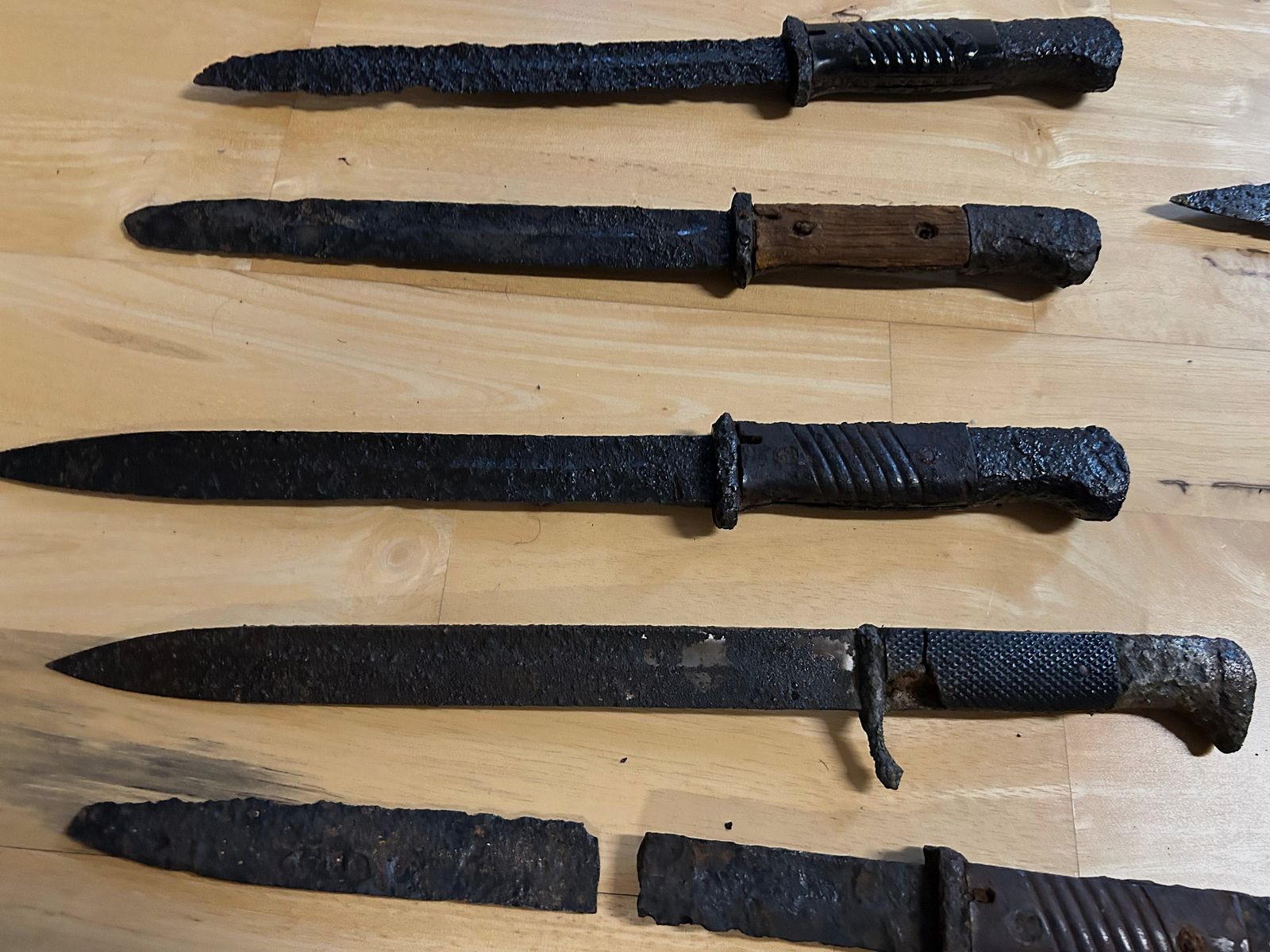 XXL Kovolut Bajonette 2. Weltkrieg WW2 Bodenfunde