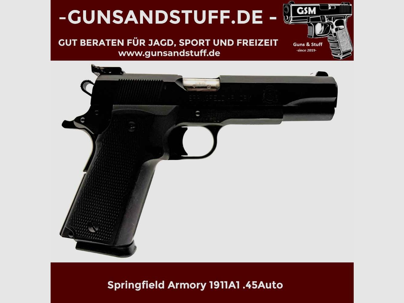 SPRINGFIELD ARMORY 1911A1 .45Auto, image 2 sur 3
