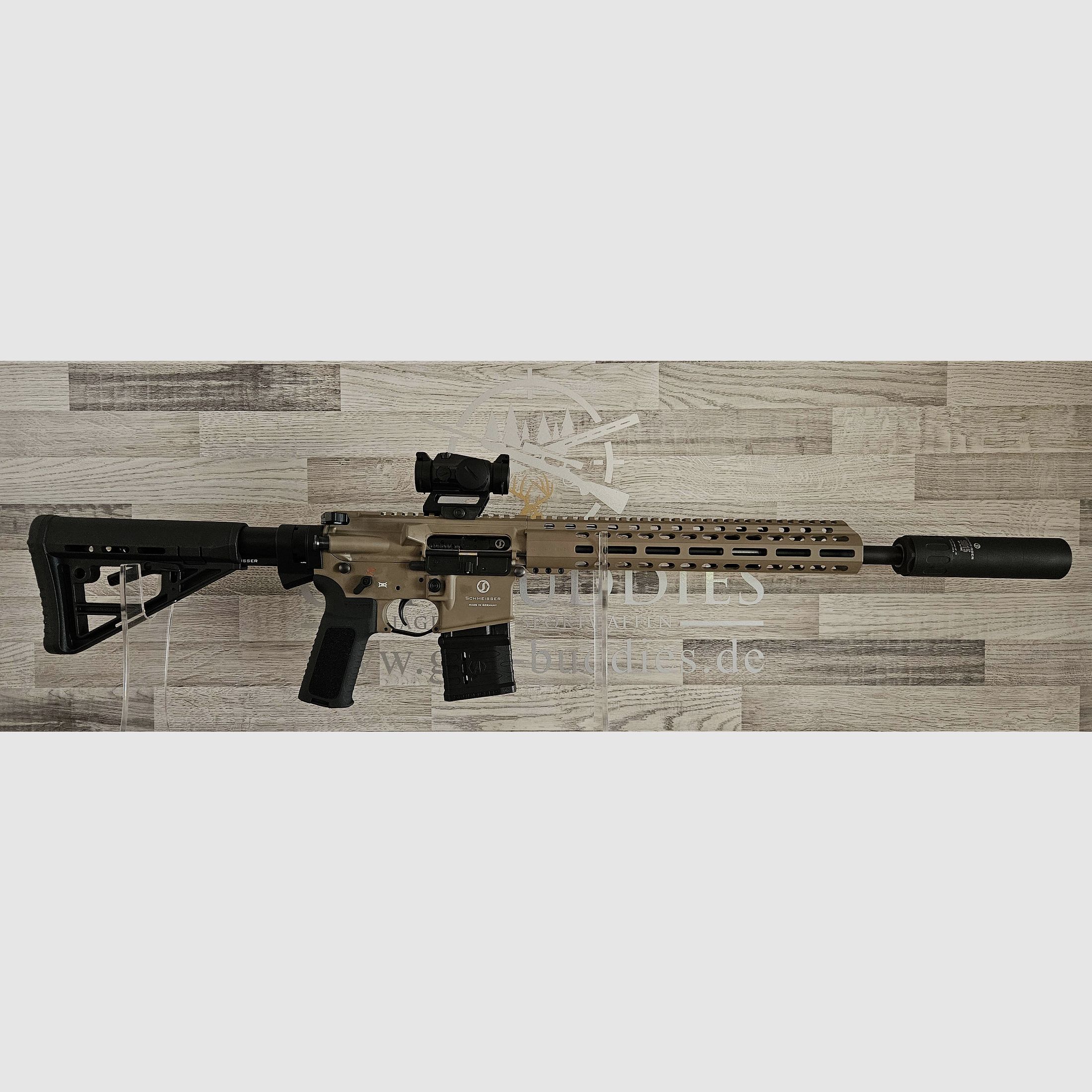 Schmeisser AR-15 M4FL FDE 14.5" cal. .223Rem. - Complete set - New merchandise from specialist trade