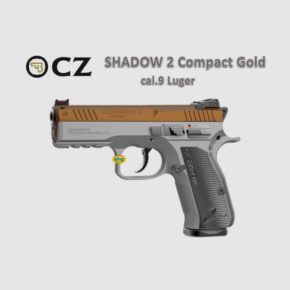 CZ SHADOW 2 Compact cal.9 Luger - GOLD