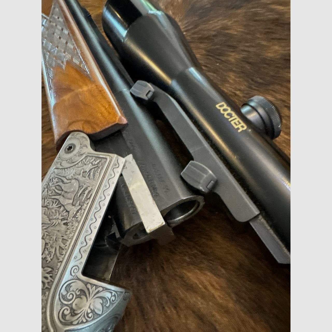 Blaser Bockbüchsflinte BBF 95, 5,6x50R Magnum + 16/70 con telescopio Docter 2,5-10x48 M