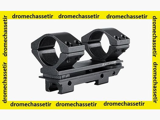 Monobloc montage voor 9-11mm rail, elevatie tot 30 Moa, ringen 25,4mm, ref 22300
