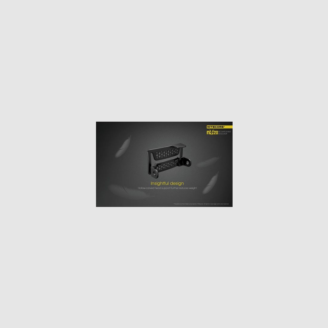 Nitecore NU20 Lampe frontale 360 lumens Jaune, image 5 sur 21