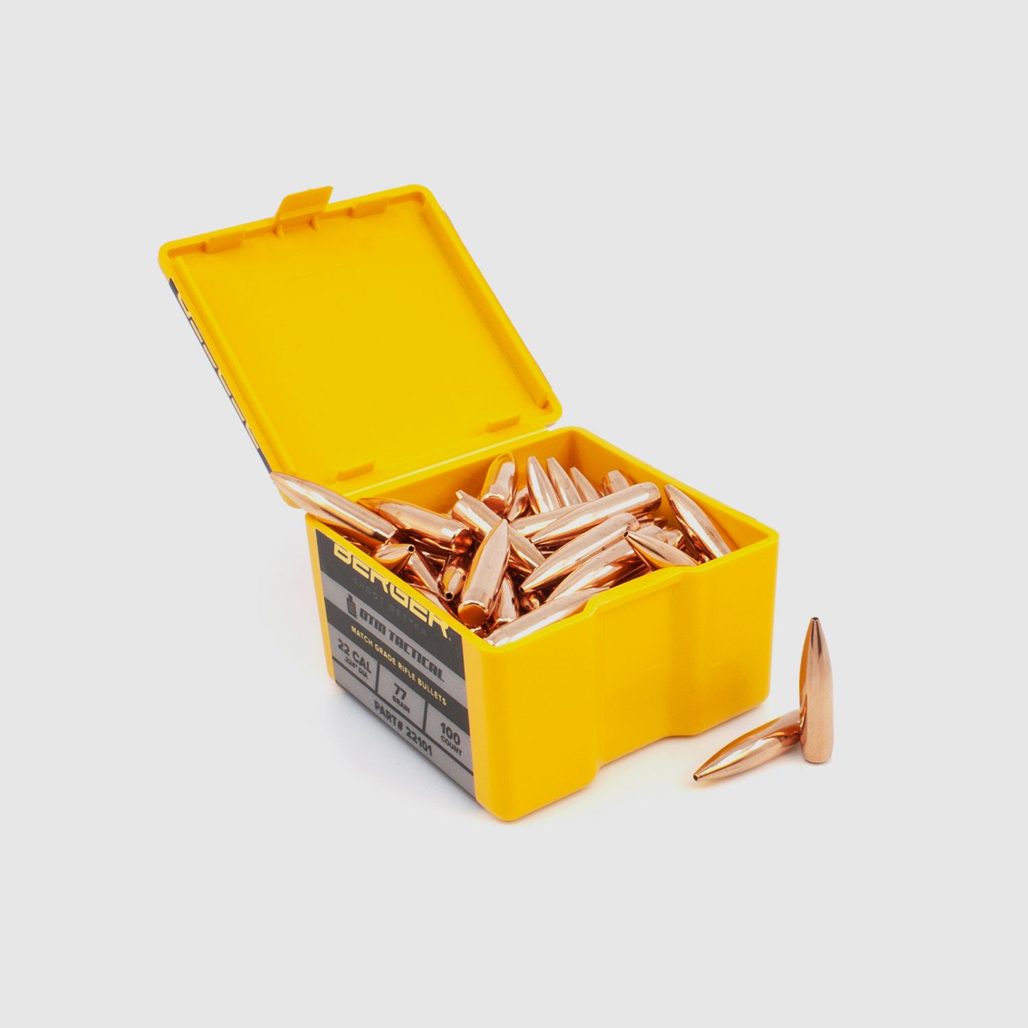 Proiettile Berger .22 OTM Tactical 77GR 100 Pezzi