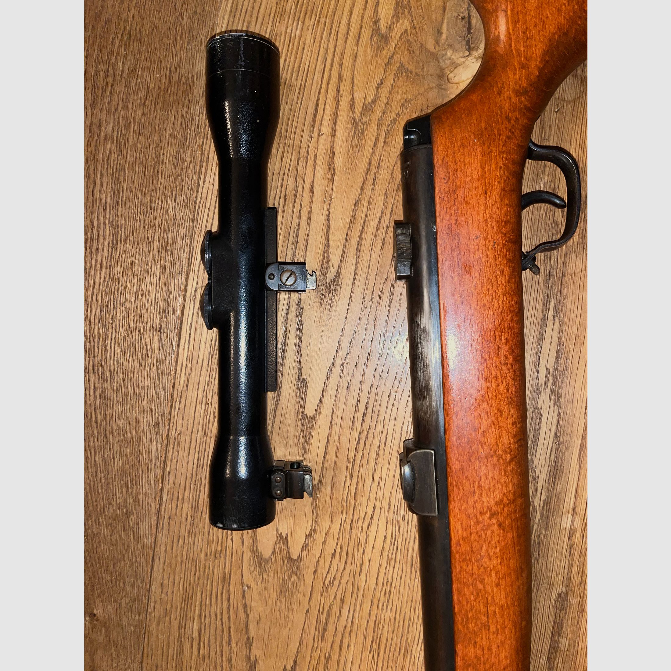 Luftgewehr Haenel Suhl 303 mit Zielfernrohr Carl Zeiss Jena ZF4/N