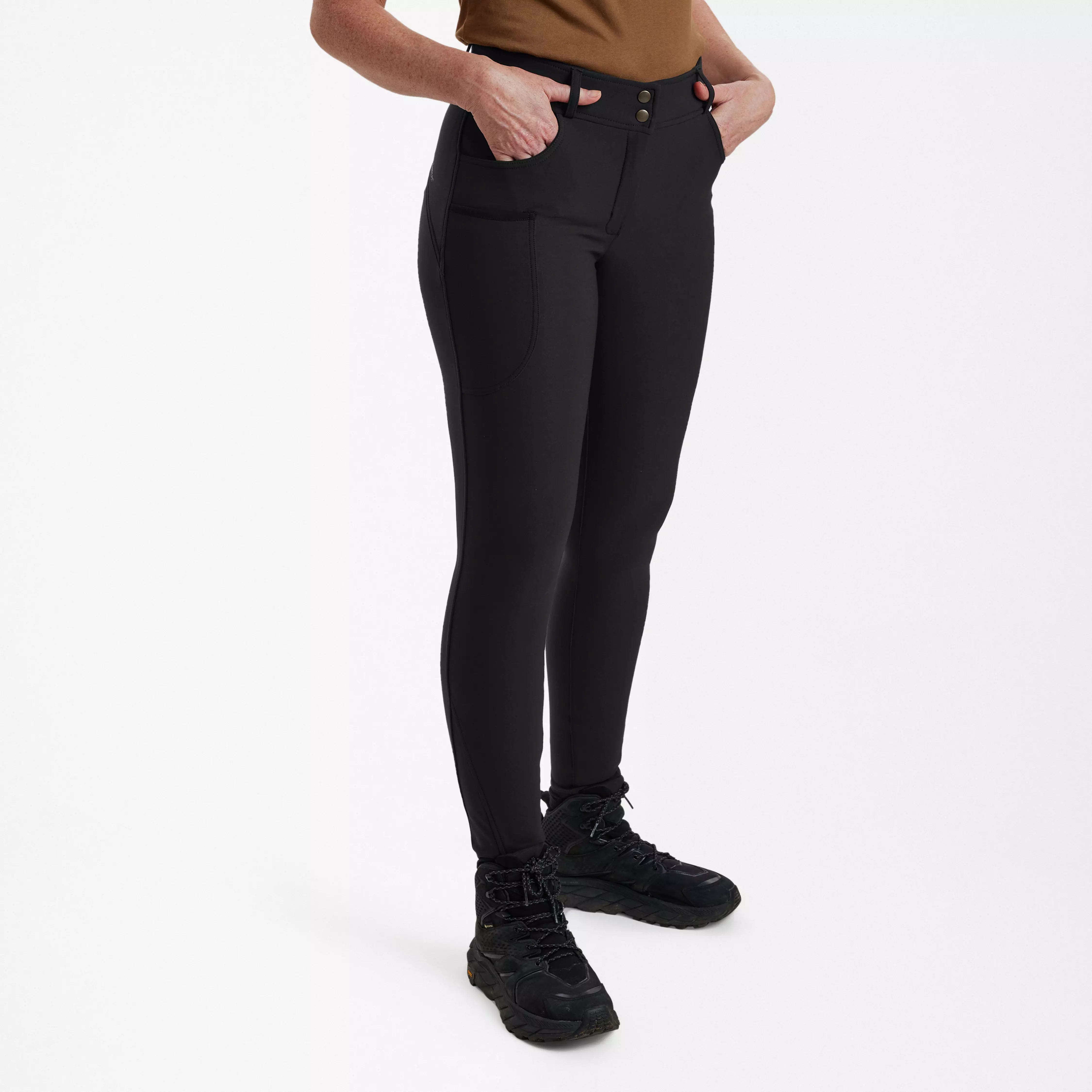 Leggings da caccia da donna - neri