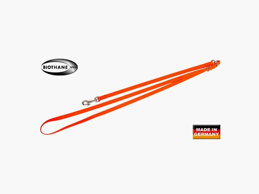 BIOTHANE Umhängeleine Orange 164cm