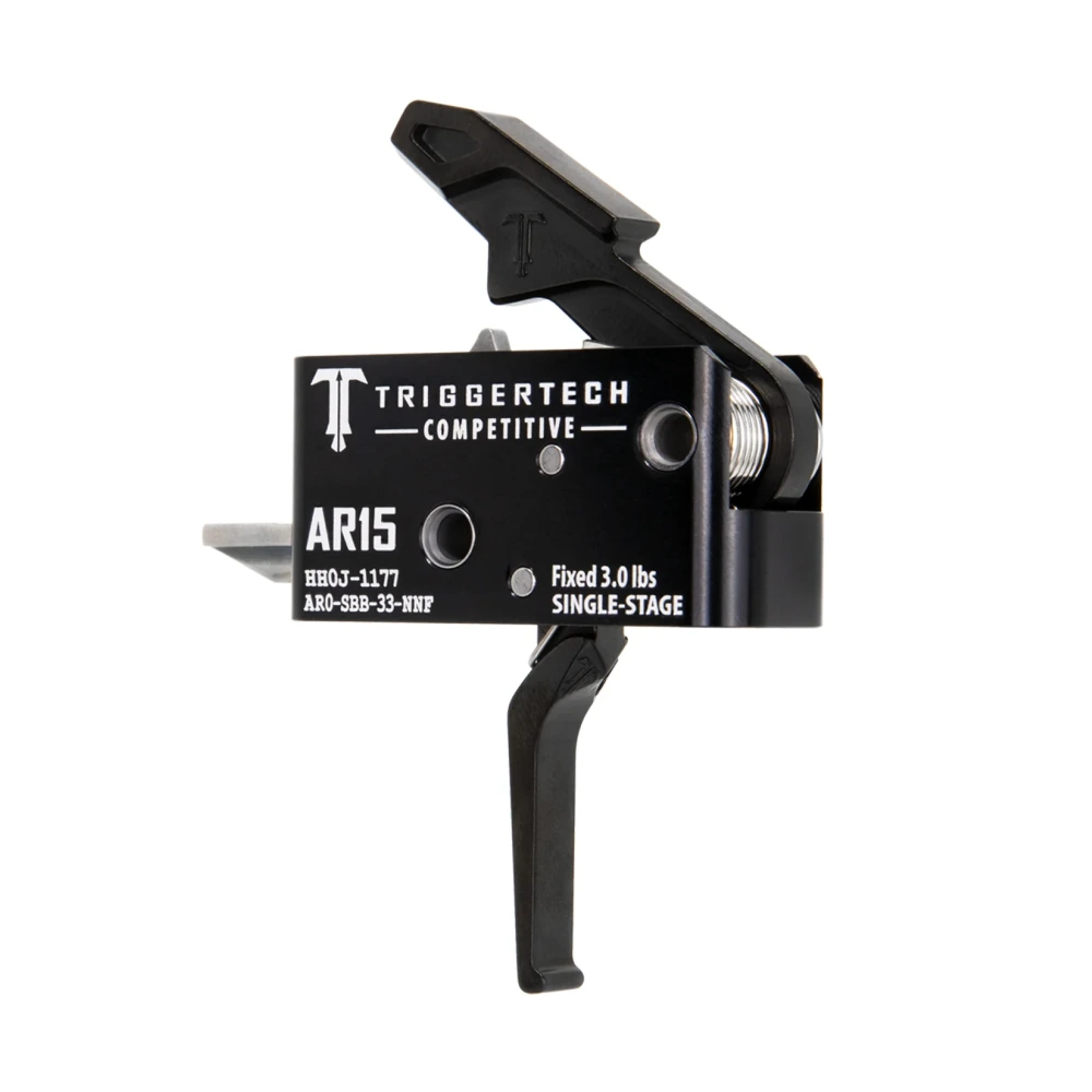 TriggerTech AR15 Single Stage Black Competitive Flat