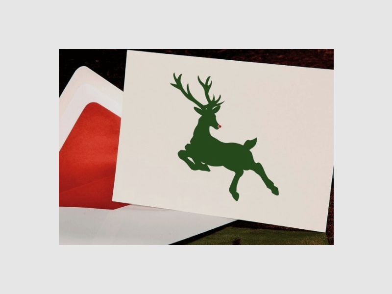Invitation Cerf Rouge, image 1 sur 2