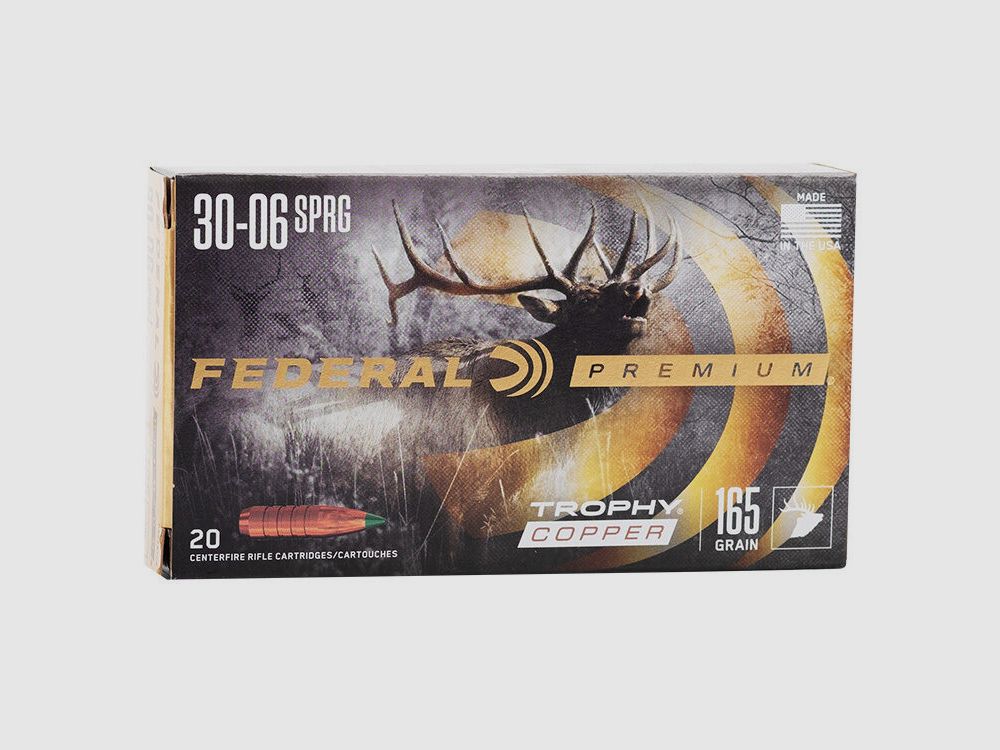 Federal .30-06 Trophy Copper 10.7g/165gr