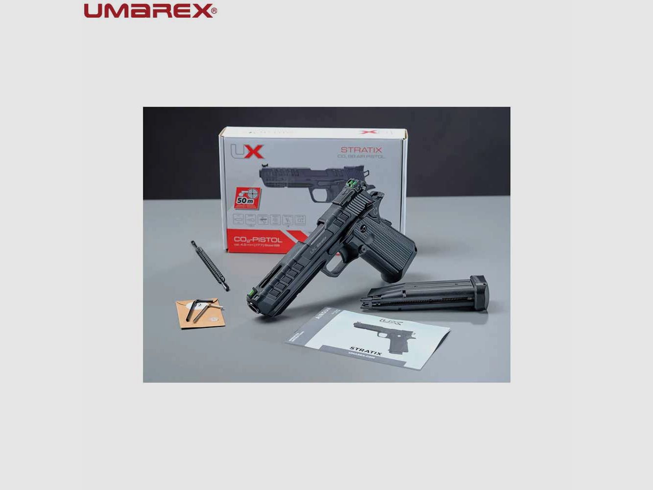 UMAREX UX Stratix 4,5 mm (.177) BB, CO₂, < 3,0 J, immagine 8 di 9