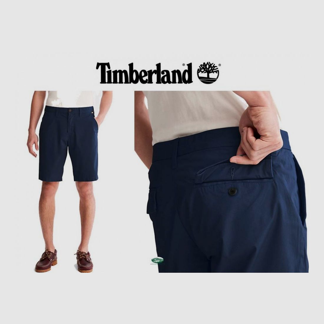 TIMBERLAND Korte Chino voor Heren Marineblauw, afbeelding 2 van 2