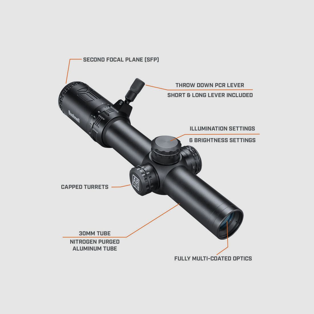 Bushnell Lunette AR 1-8x24 BTR-1 SFP #AR71824I