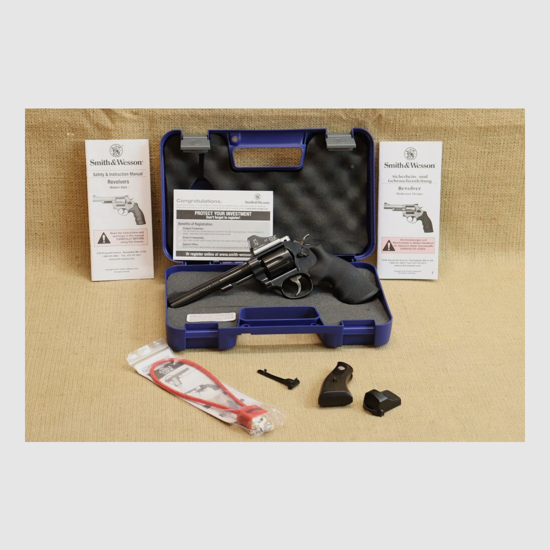 Smith & Wesson, Masterpiece - Mod. 17-9, 6 Zoll	 .22lr