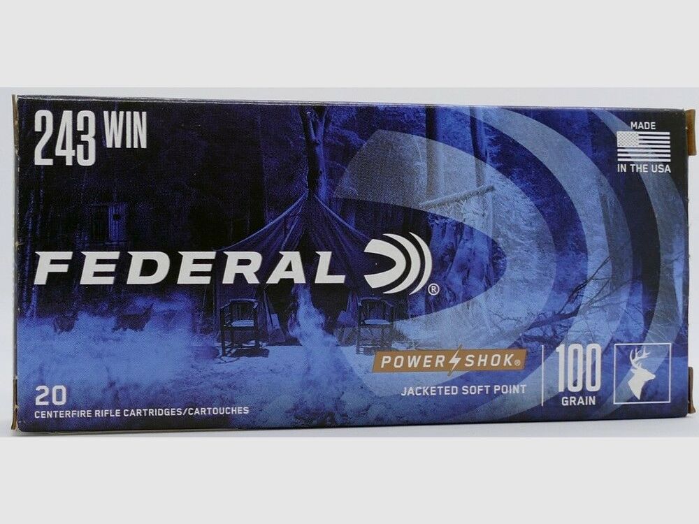 Federal .243 Win. Power-Shok