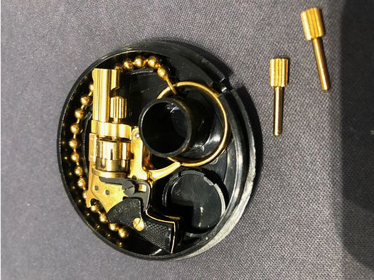 IM KUNDENAUFTRAG - REVOLVER XYTHOS AUTOMATIC MINI - 2MM - 24 KARAT VERGOLDET