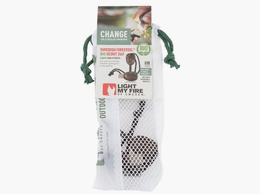 Scout Bio Plastic Fire Starter Light My Fire - Duurzame Vuurstarter - Gemakkelijk te Gebruiken - Snelle Ontsteking in de Buitenlucht