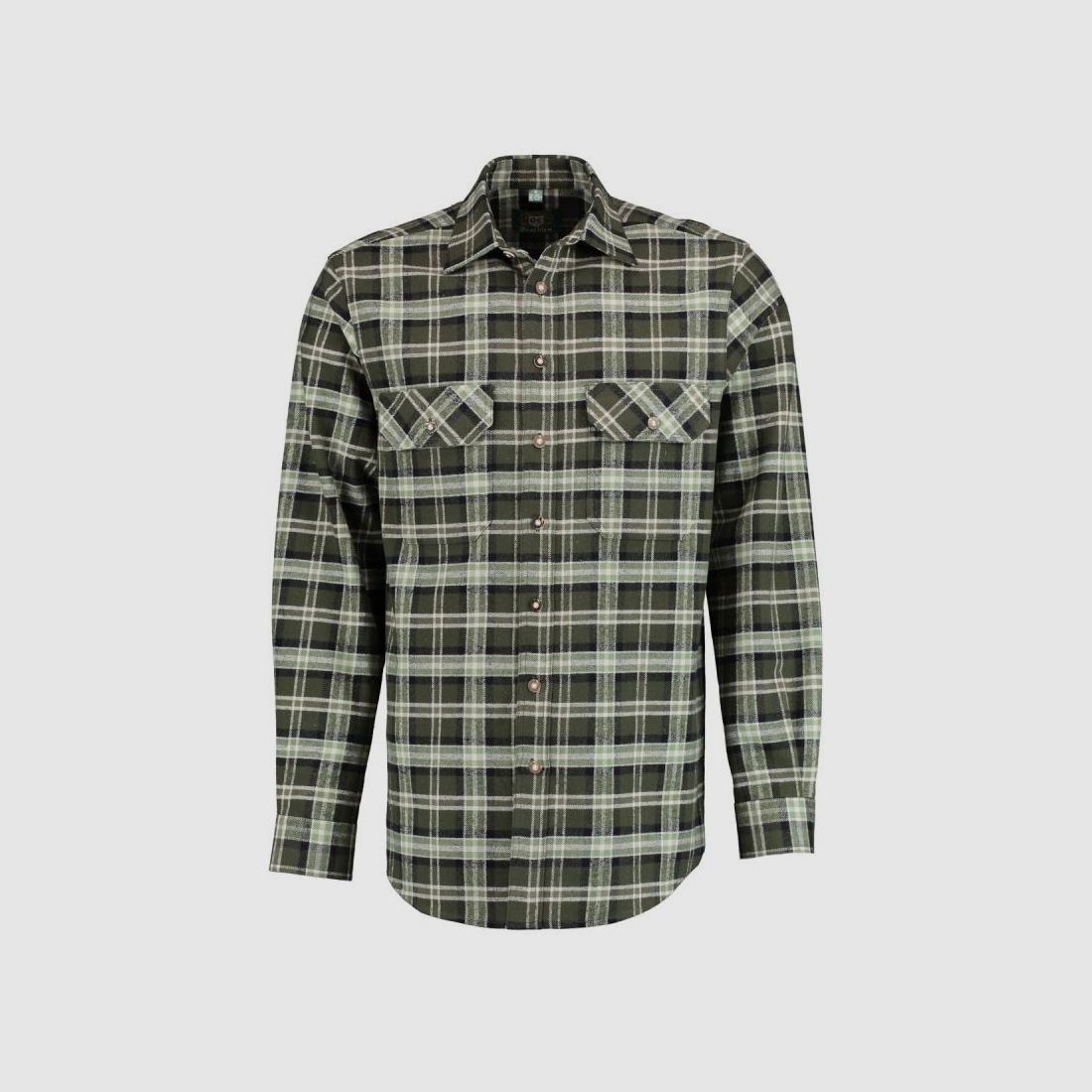 Het traditionele shirt flanel zwaar