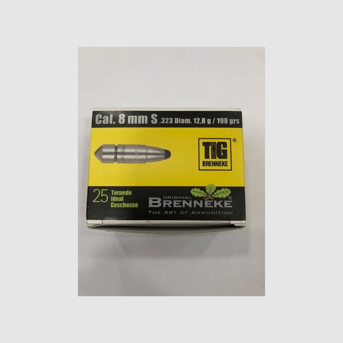 BRENNEKE KOGEL TIG 8 MM 198 GR, afbeelding 1 van 2